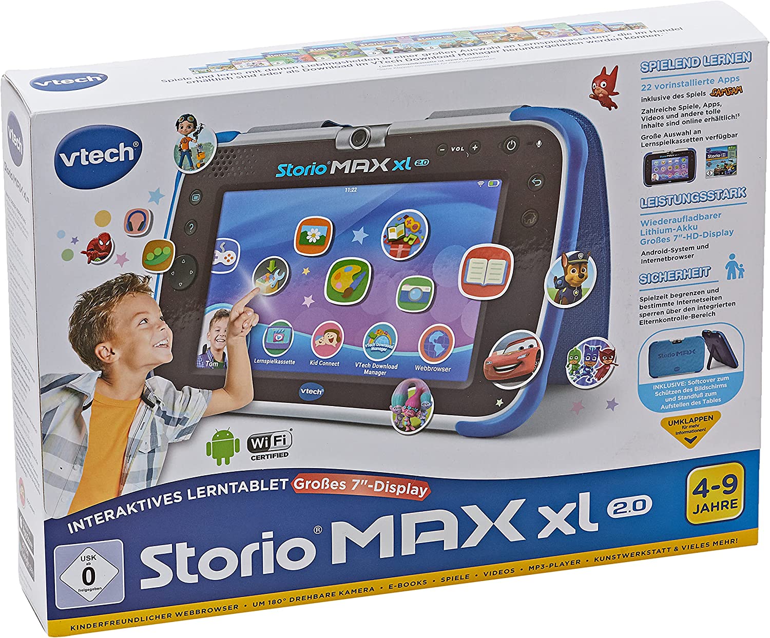 vtech Storio MAX 2.0 Interaktives Lern-Tablet