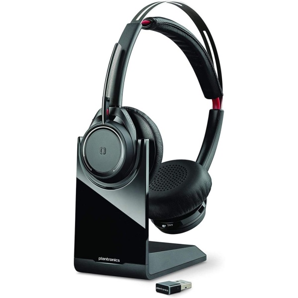 10357-01-600x600-1.jpg Безжични слушалки Plantronics – Voyager Focus UC, ANC, черни - Image 1
