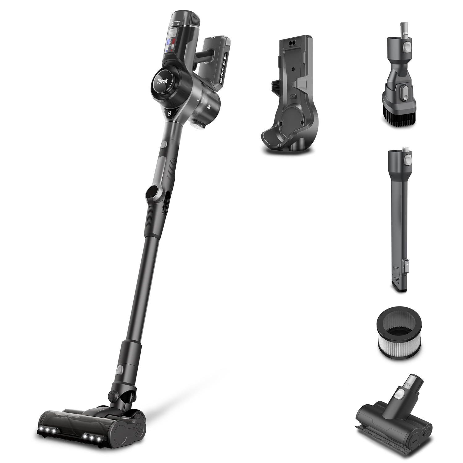 10510.jpg Вертикална прахосмукачка Levoit VortexlQ 40 flex cordless - Image 1