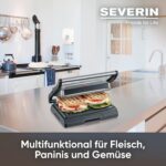 Многофункционална компактна скара Severin ‎KG 2394, 800W - Image 2