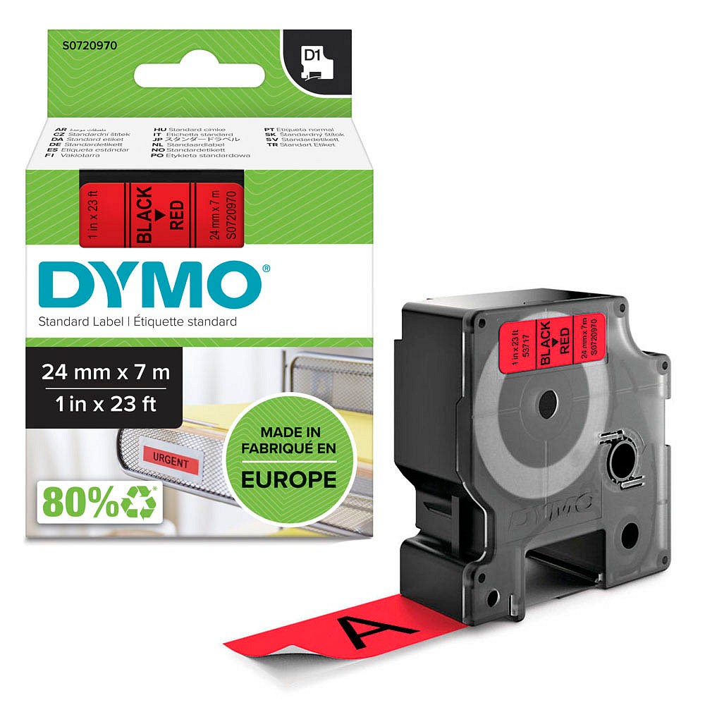 10844-01.jpg Етикетираща лента DYMO D1 53717 S0720970, 24 mm - Image 1