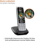 Безжичен телефон Gigaset C430 - черен - Image 2