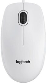 Мишка Logitech - B100, бяла