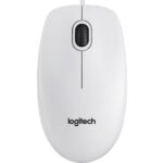 Мишка Logitech – B100, бяла - Image 3