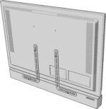 Универсална скоба за монтиране на саундбар Meliconi Soundbar 1000 - Image 2