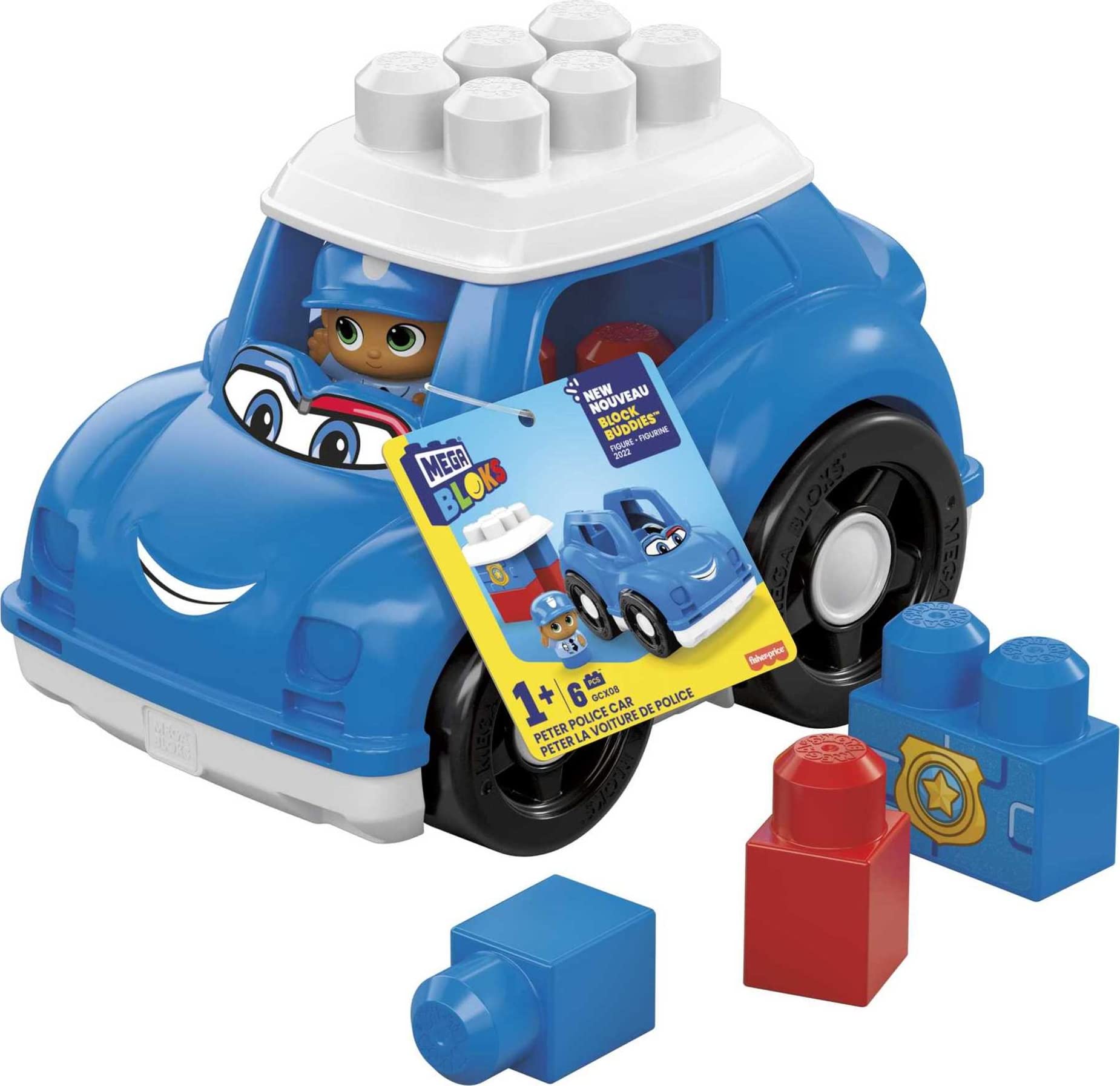 14108-01.jpg Конструктор Mega Bloks - полицейска кола - Image 1