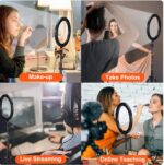 Пръстеновидна лампа със стойка за телефон Ring light - Image 2