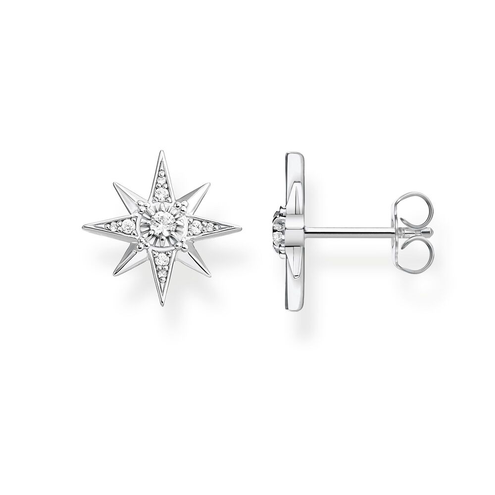 16113-01.jpg Сребърни обеци THOMAS SABO STAR SILVER - Image 1