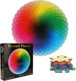 Кръгъл пъзел Rainbow от 1000 части TINYOUTH