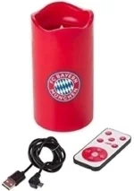 Свещ от истински восък с въртяща се проекция на логото на FCB - Image 2