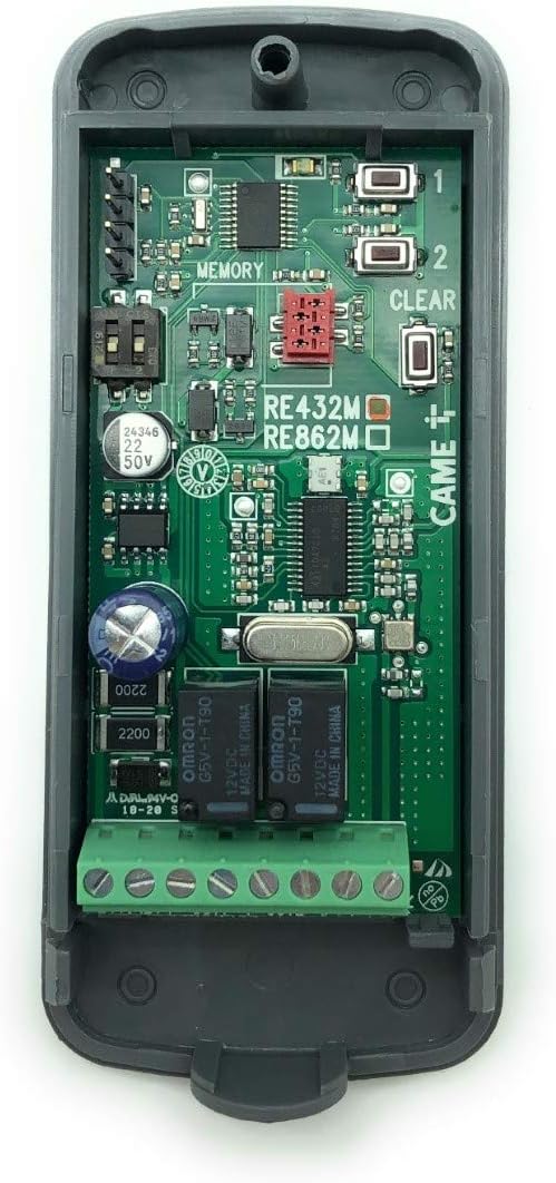 17205-01-1.jpg Многофункционална 433,92 MHz външна приемна платка Came 001RE432M - Image 1