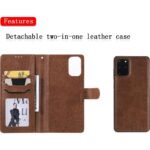 Kалъф flip за Samsung Galaxy S20 Plus портфейл - кафяв - Image 3
