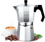 Кафеварка Cecotec Mokclassic 300 Black, 150 мл алуминий-3 Чаши