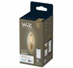 LED лампа WIZ Wi-Fi FILAMENT GOLD 4.9W C35 E14 370lm 2000K-5000K 15000h