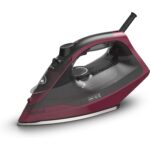 Парна ютия Tefal Express Steam FV2846E0, 2400W, 180 g/min, 0-40 g/min, 270 ml, бордо