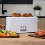 Вертикален тостер Cecotec ToastTaste бял черен (бял, дълъг слот) 03189 - Image 4
