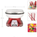 Машина за захарен памук Gadgy, 10 броя пръчици, червен, 500 W - Image 4