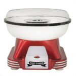 Машина за захарен памук Gadgy, 10 броя пръчици, червен, 500 W