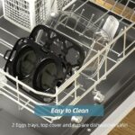OSTBA Rapid Egg Boiler, 400 W компактна многофункционална яйцеварка, 6 яйца - Image 2