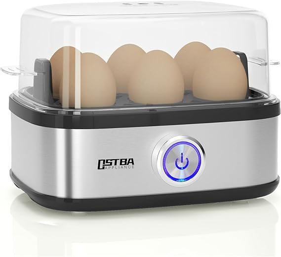 18609.jpg OSTBA Rapid Egg Boiler, 400 W компактна многофункционална яйцеварка, 6 яйца - Image 1