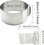 Пръстен за торта Регулируем от 6 до 12 инча - Image 3