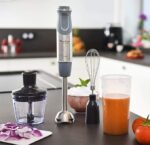 Moulinex quickchef – Ръчен пасатор с 3 аксесоара, неръждаема стомана
