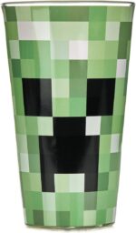 Стъклена чаша Minecraft Creeper, 414 ml, зелена - Image 5