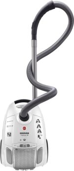 Прахосмукачка Hoover TE70 TE66 Telios Plus с торба, маневрена връзка за маркуч на 360°, бяла - Image 3
