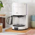 Автоматична кафемашина Braun Aromaster KF 47 plus за 10 чаши - бяла