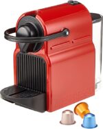Krups XN100510 Кафе машина на капсули Nespresso Inissia, рубинено червено