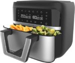 Cecotec 9 L безмаслен въздушен фритюрник Cecofry Dual 9000 Air Fryer. 2850 W, цифров и компактен, двойна температура