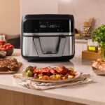 Cecotec 9 L безмаслен въздушен фритюрник Cecofry Dual 9000 Air Fryer. 2850 W, цифров и компактен, двойна температура - Image 5