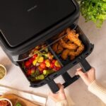 Cecotec 9 L безмаслен въздушен фритюрник Cecofry Dual 9000 Air Fryer. 2850 W, цифров и компактен, двойна температура - Image 6