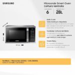 микровълнова фурна Samsung SmartOven MC28H5015AS - Image 5