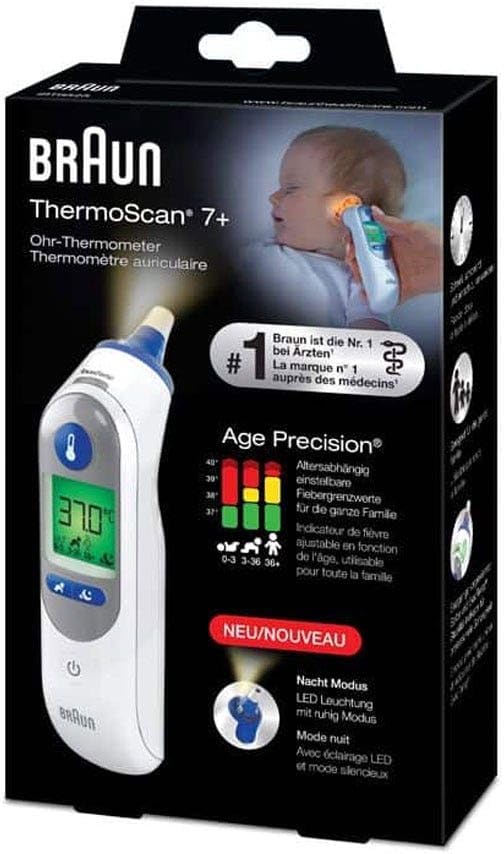 19244-1.jpg Термометър за уши Braun ThermoScan® 7+ - Image 1