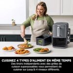 Фритюрник NINJA Double Stack XL Air Fryer SL400EU-Черен - Image 4