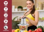 Стъклен кухненски робот BEPER P102ROB001 - Image 5