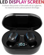 Безжични Bluetooth 5.3 Стерео слушалки с микрофон (Черни) TWS E7S - Image 6