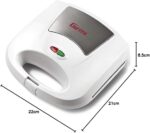 Тостер за сандвичи Girmi TS03, 750W, Бял - Image 2