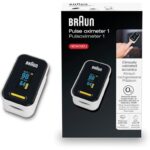 Пулсоксиметър Braun, Бял/черен