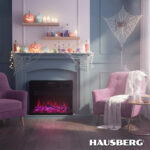 ЕЛЕКТРИЧЕСКА ДИГИТАЛНА КАМИНА С ВЕНТИЛАТОР HAUSBERG HB-8221NG - Image 2
