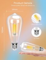 Електрическа крушка Aigostar Smart Lamp E27 6 W 850 - Image 3