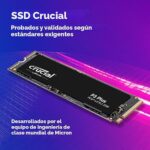 Памет SSD 1TB, Crucial P3 Plus, NVMe, M.2 (2280), скорост на четене 5000MB/s, скорост на запис до 4200MB/s - Image 2