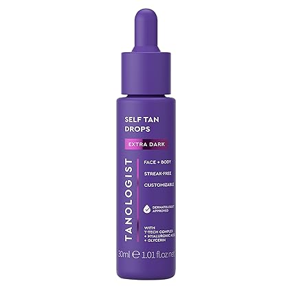 61ielrm3y7l._sx425_.jpg Прозрачен серум за автотен за лице и тяло Tanologist Drops, Extra Dark (30ml) - Image 1