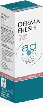 Dermafresh Ad Hoc Sensitive Skin, лек дезодорант без алуминий 100 мл