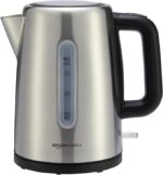 Ел. кана от неръждаема стомана Amazon Basics 1.7L, сребриста