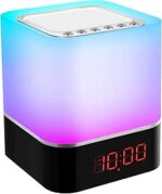 S8 LED нощна лампа Bluetooth съвместим високоговорител