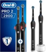 Акумулаторни четки за зъби Oral-B Pro 2 2900 Black Edition, 2 броя - Image 3