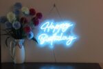 LED неонова нощна лампа за стена,  рожден ден - Image 5
