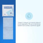 AIESI® HOSPIPADS 70% изопропилови дезинфектантни кърпички с размер 65x30 мм, опаковани индивидуално (опаковка от 200) - Image 5